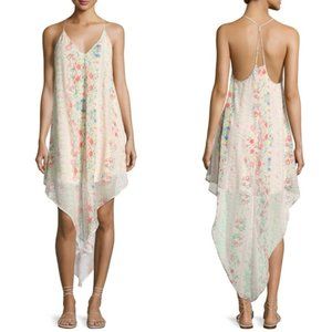 On The Road Ashley Floral Geometric Print Sleeveless Flowy Dress Pink Size XS